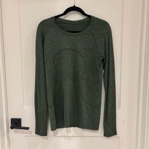 lululemon athletica Forest Green Long Sleeve Tee